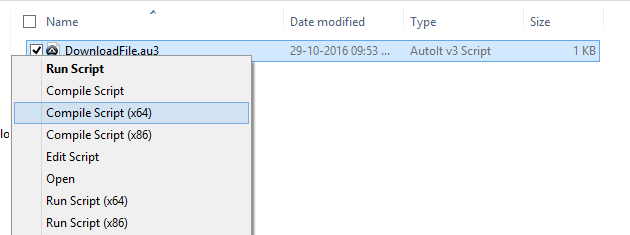 DownloadFile Compile Autoit